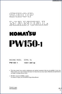 komatsu pw150, komatsu manual