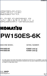 komatsu pw150es, komatsu manual