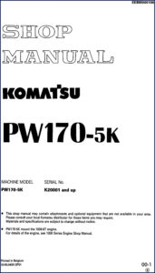 komatsu pw170, komatsu manual
