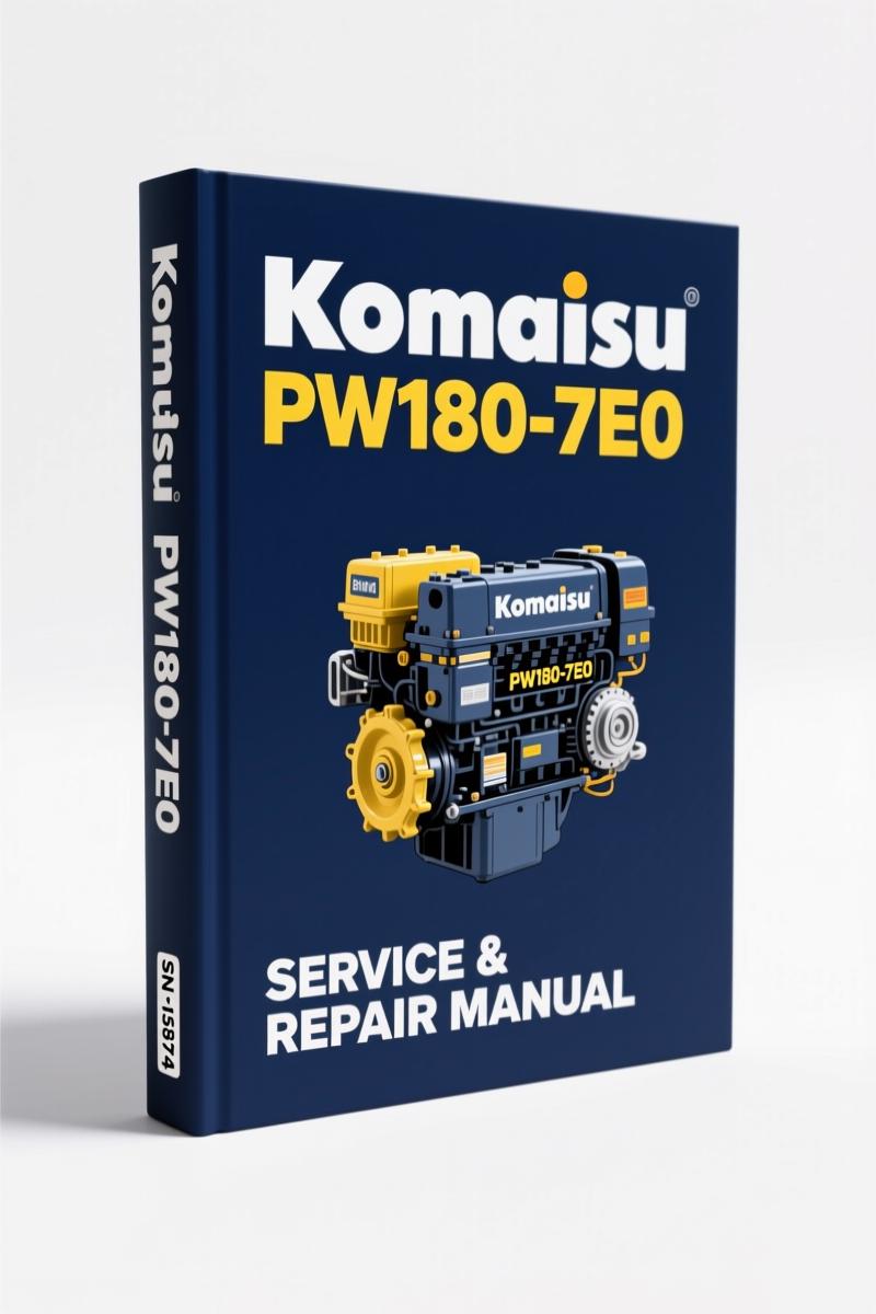 komatsu pw180, komatsu manual