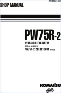 komatsu pw75r, komatsu manual