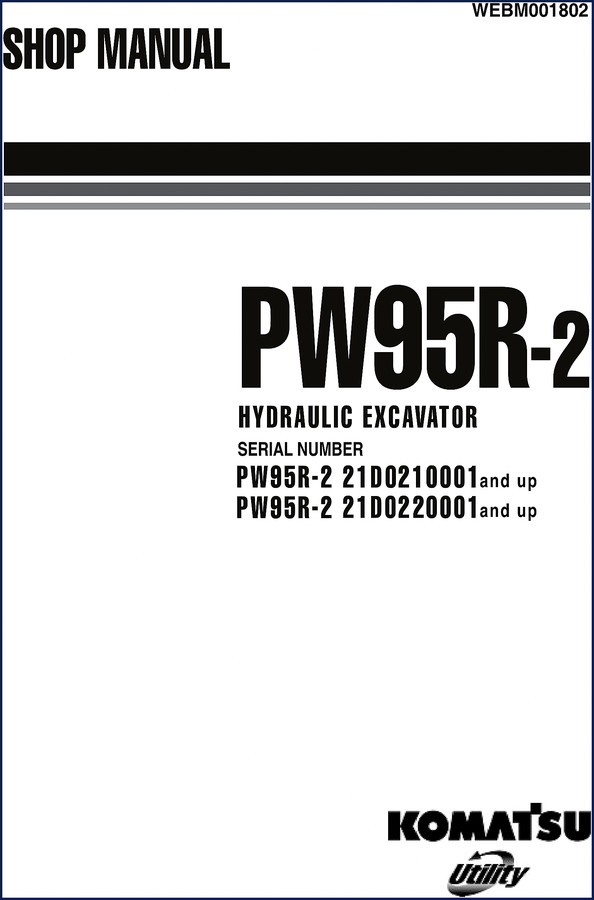 komatsu pw95r, komatsu manual
