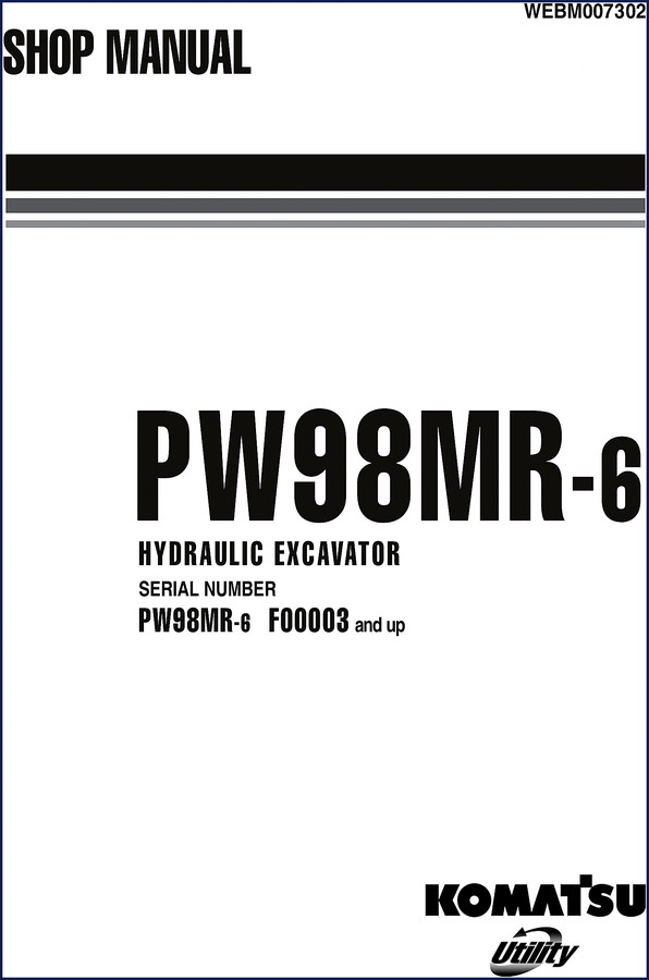 komatsu pw98mr, komatsu manual