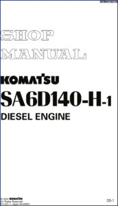 komatsu sa6d140, komatsu manual