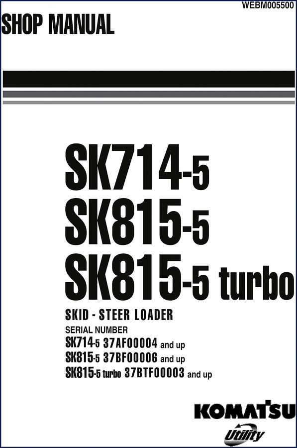 komatsu sk714, komatsu manual