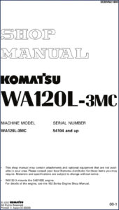 komatsu wa120l, komatsu manual