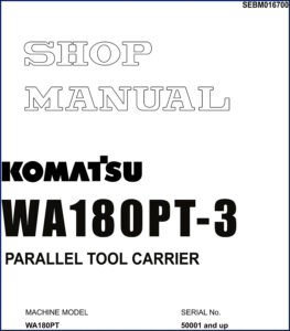 komatsu wa180pt, komatsu manual