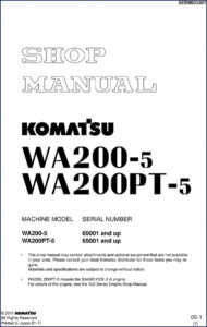 komatsu wa200, komatsu manual