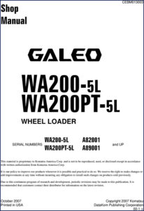 komatsu wa200, komatsu manual