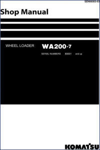 komatsu wa200, komatsu manual