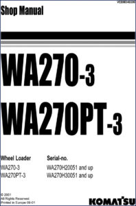 komatsu wa270, komatsu manual