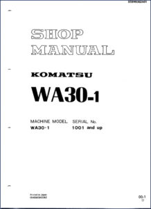 komatsu wa30, komatsu manual