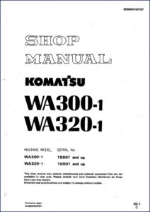 komatsu wa300, komatsu manual