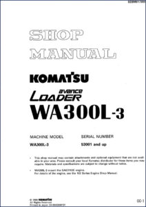 komatsu wa300l, komatsu manual