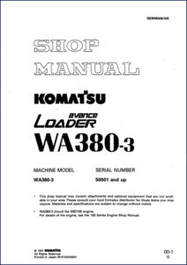 komatsu wa380, komatsu manual