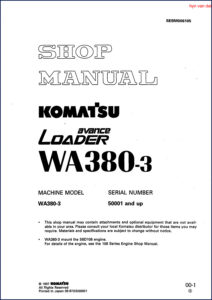 komatsu wa380, komatsu manual