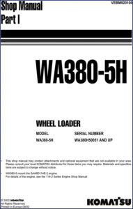 komatsu wa380, komatsu manual