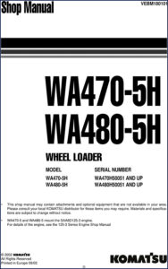 komatsu wa470, komatsu manual