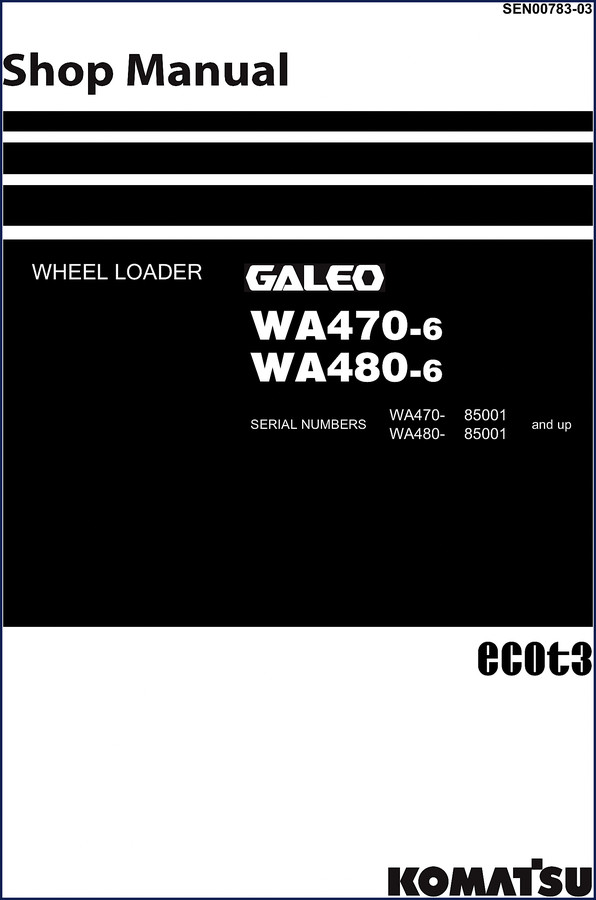 komatsu wa470, komatsu manual