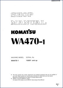 komatsu wa470 workshop manual, komatsu workshop manual, komatsu wa470