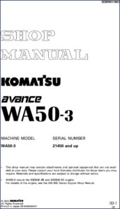 komatsu wa50, komatsu manual