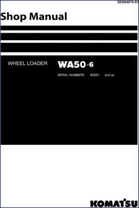 komatsu wa50, komatsu manual