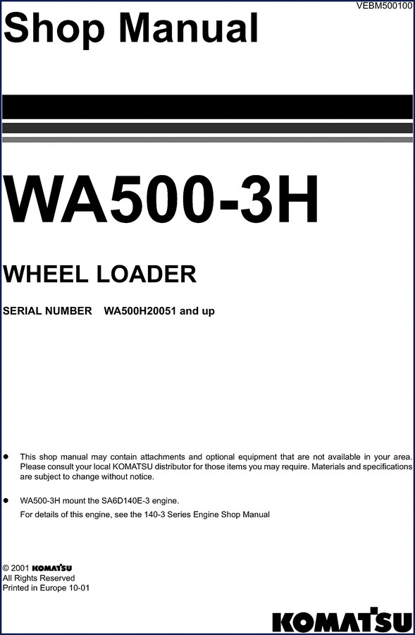 komatsu wf450, komatsu manual