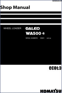 komatsu wa500 workshop manual, komatsu workshop manual, komatsu wa500