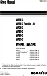 komatsu wa65, komatsu manual