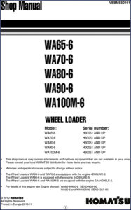 komatsu wa65, komatsu manual