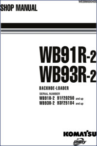 komatsu wb91r, komatsu manual