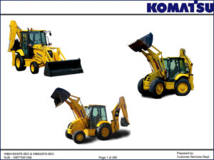 komatsu wb91r, komatsu manual