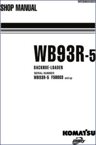 komatsu wb93r, komatsu manual