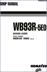 komatsu wb93r, komatsu manual