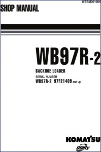 komatsu wb97r, komatsu manual