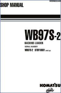komatsu wb97s, komatsu manual