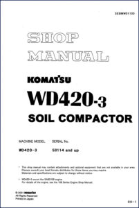 komatsu wd420, komatsu manual