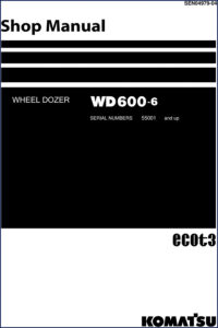 komatsu wd600, komatsu manual