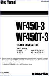 komatsu wf450, komatsu manual