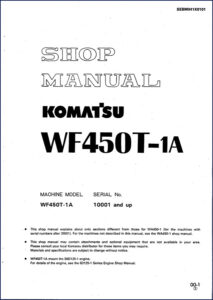 komatsu wf450t, komatsu manual