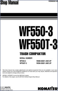 komatsu wf550, komatsu manual