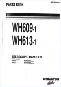 komatsu wh609, komatsu manual
