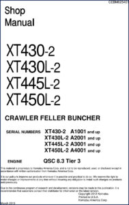komatsu xt430, komatsu manual