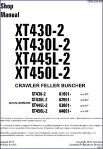 komatsu xt430, komatsu manual