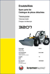 kramer 3207 2008 parts catalog, kramer parts catalog, kramer 3207