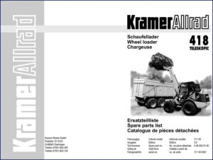 kramer 418 parts catalog, kramer parts catalog, kramer 418