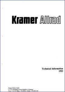 kramer allrad 211, kramer allrad manual, kramer allrad allrad