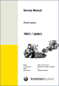 kramerallrad 180, 280 2007 service manual, kramerallrad service manual, kramerallrad 180,