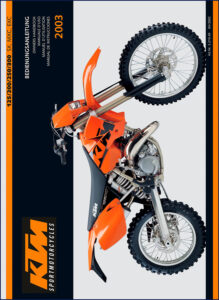 ktm 125 sx, 250 sx, 200 sx, 300, ktm manual, ktm 125