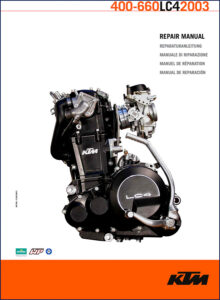 ktm 400, 660 2003 repair manual, ktm repair manual, ktm 400,